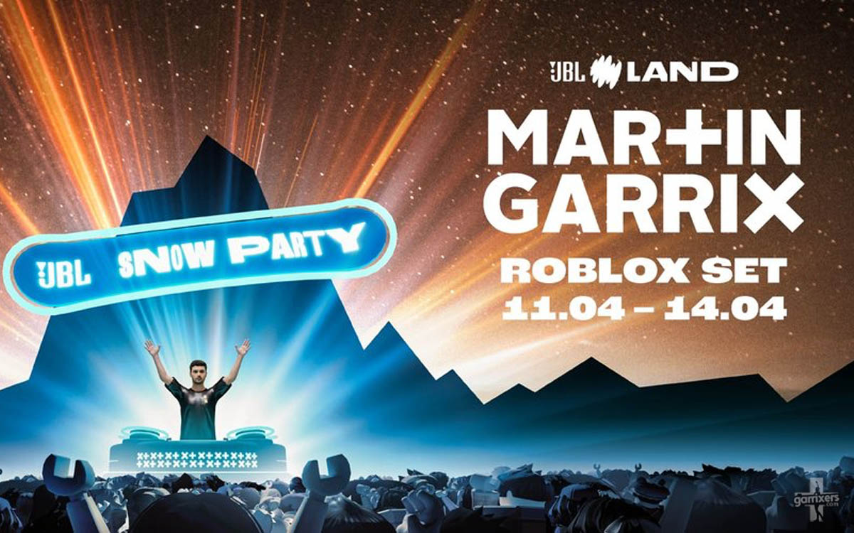 Martin Garrix virtual set from JBL Snow on garrixers.com
